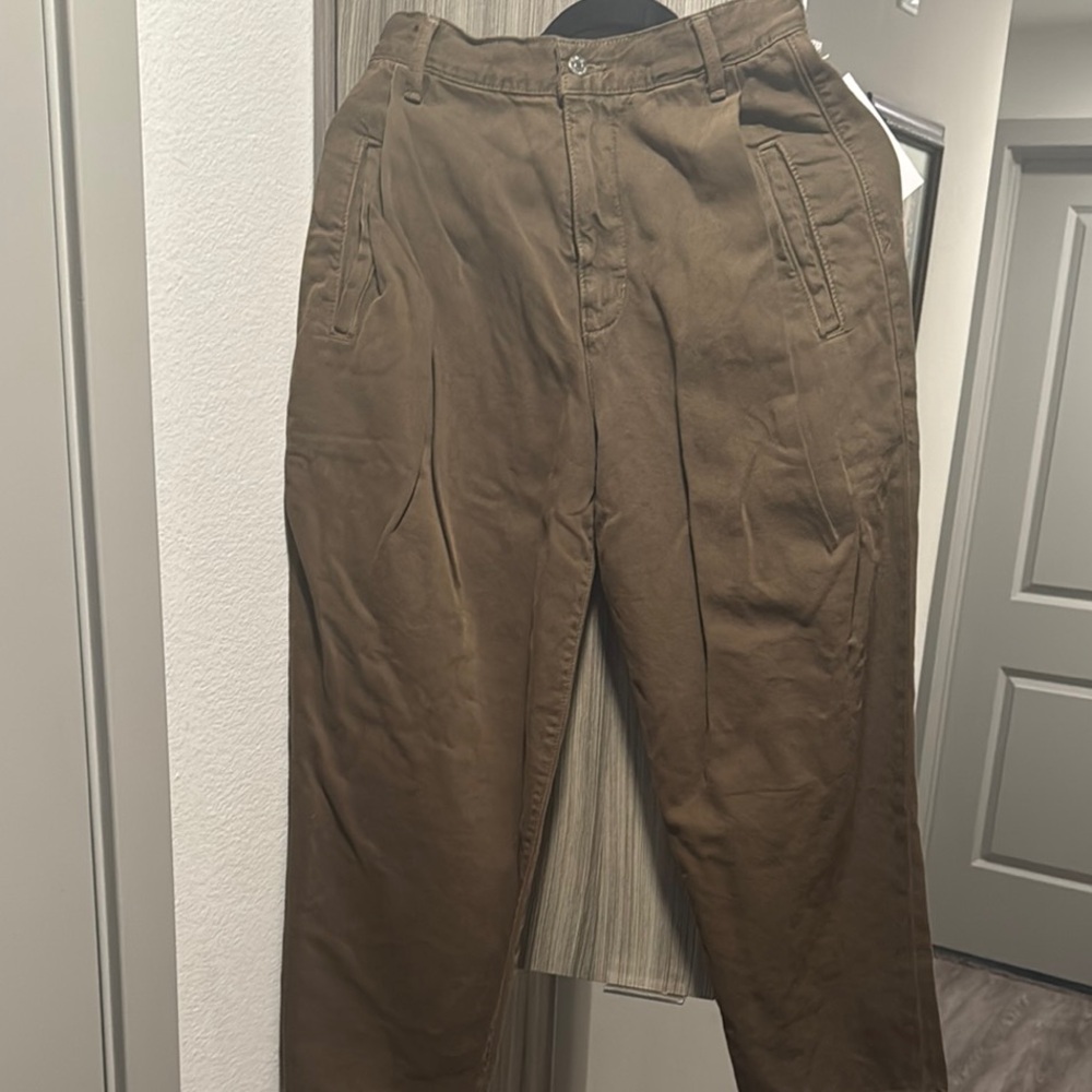 Etica Brown Chinos Comfortable Cotton Blend
